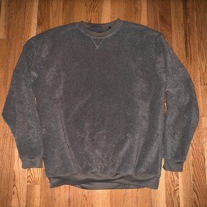 Bolle olive green sherpa crewneck